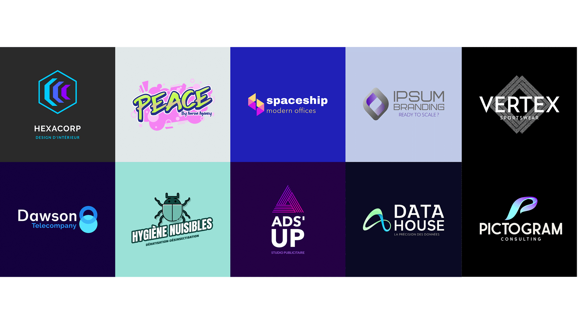 logo designés par aaron agency